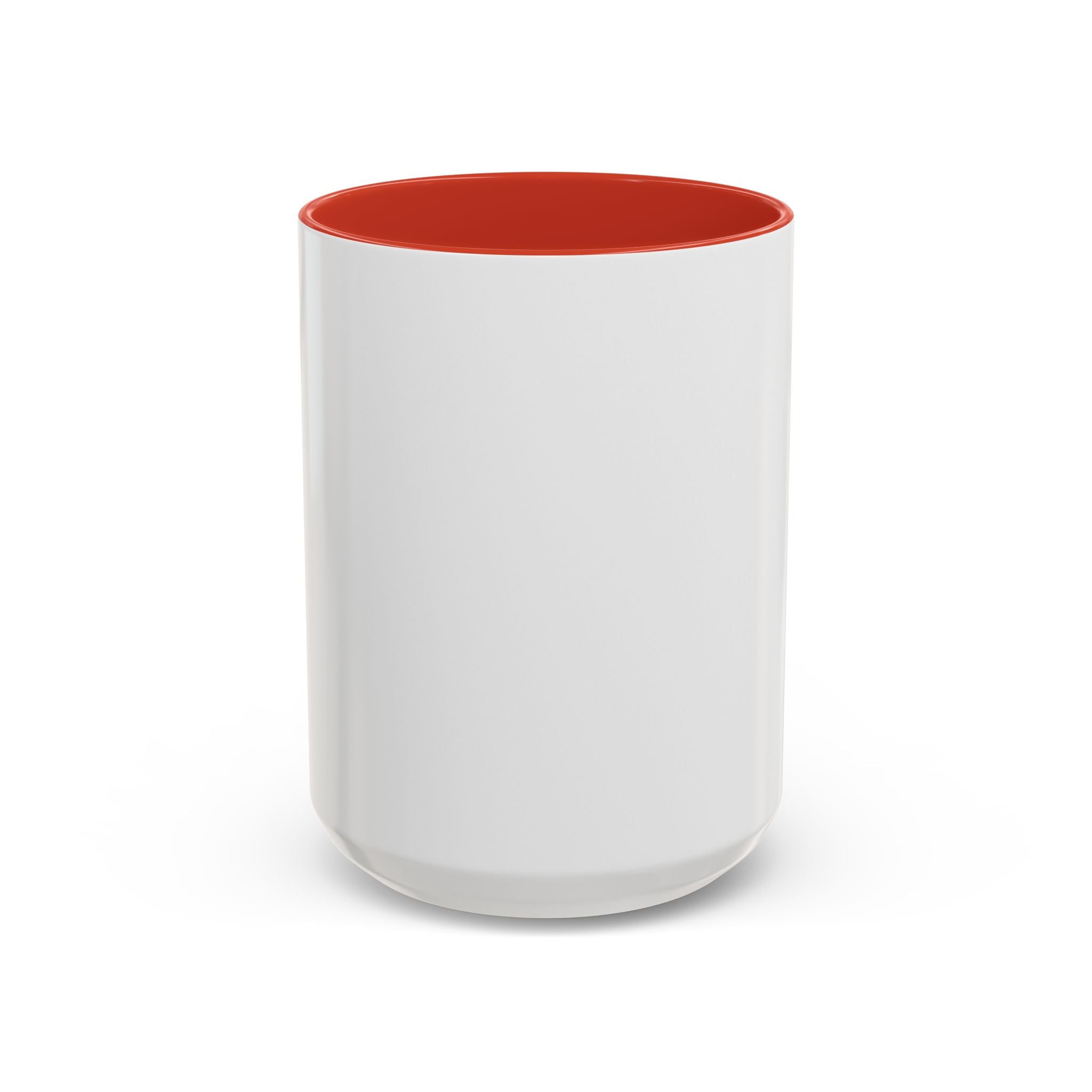 Accent Coffee Mug — Black Interior & Handle Ceramic Coffee Cup (11oz, 15oz)