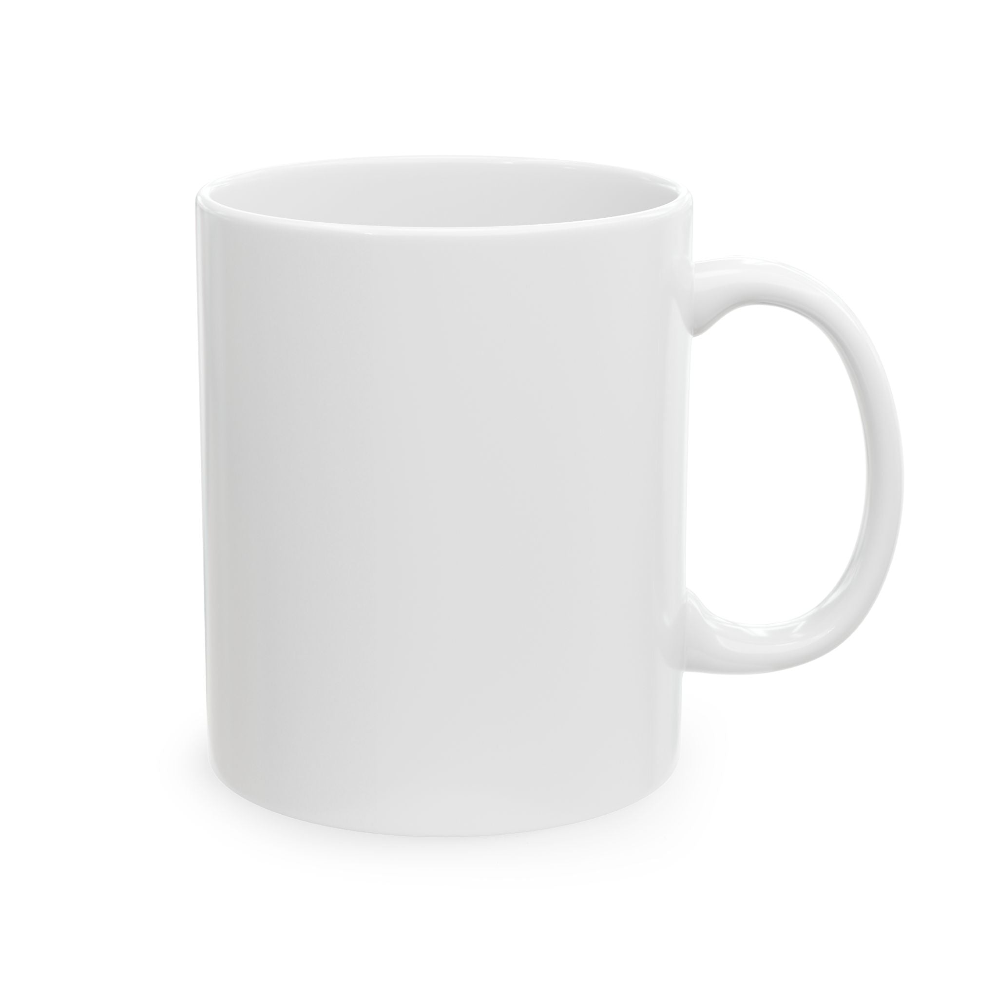 Ceramic Mug — Classic White Coffee Cup (11oz & 15oz)
