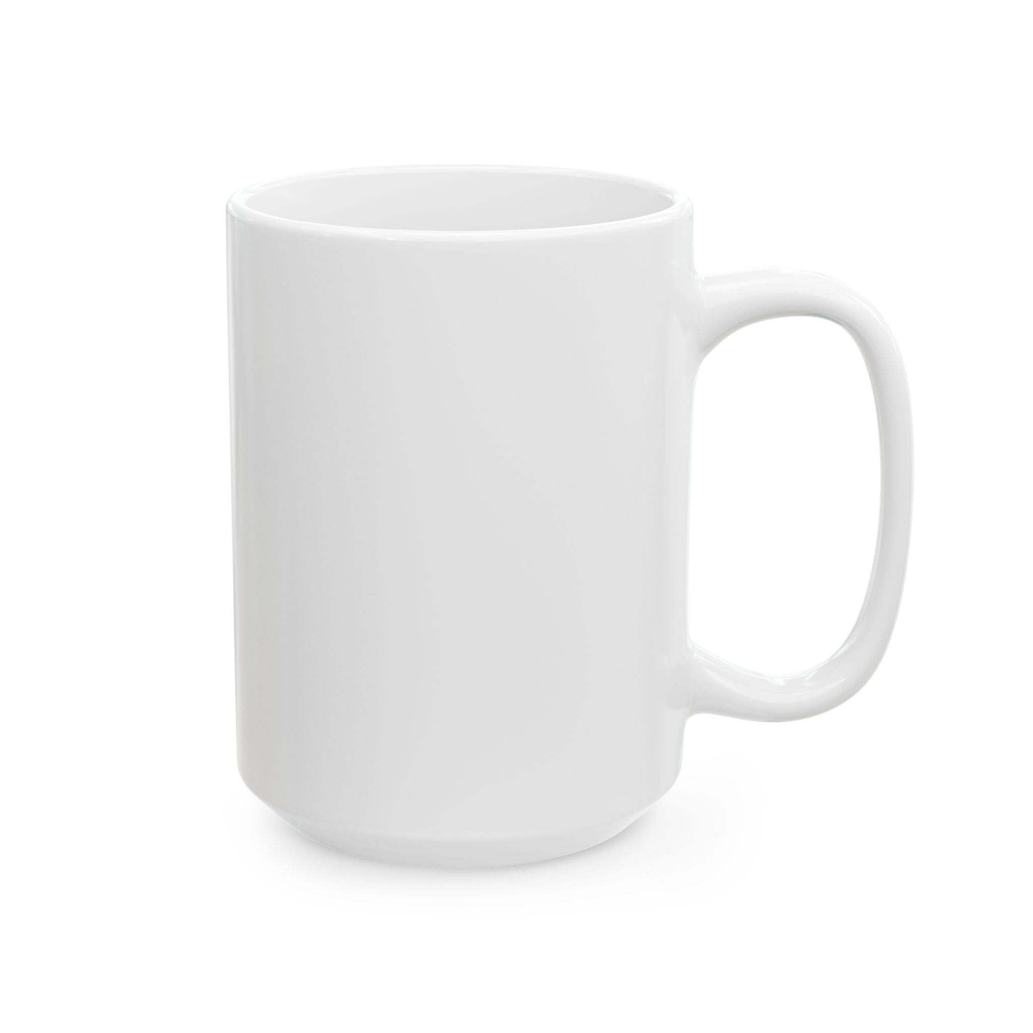 Ceramic Mug — Classic White Coffee Cup (11oz & 15oz)